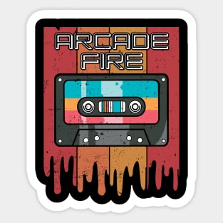 Classic Personalized Arcade Proud Name Cassette Sticker